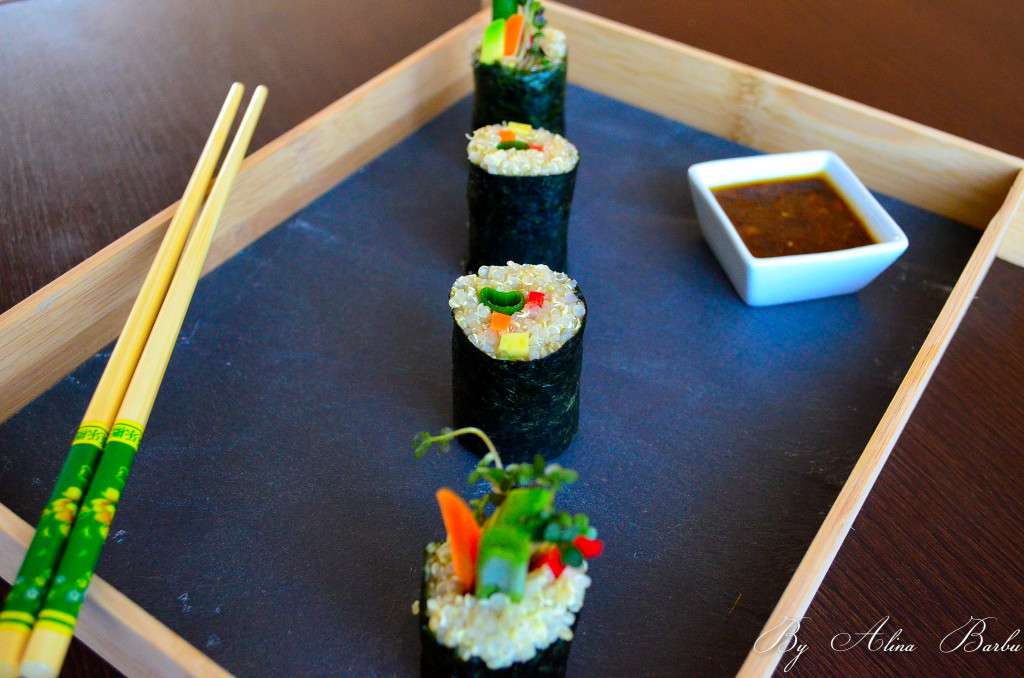 Sushi raw vegan
