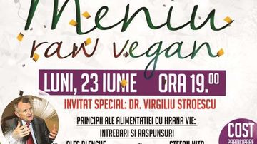 Lansare meniu raw vegan – restaurant Integra!