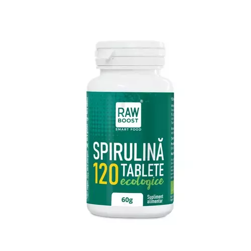 Spirulină Tablete ECO - Flacon - Antioxidant, Imunizant, Antiinflamator