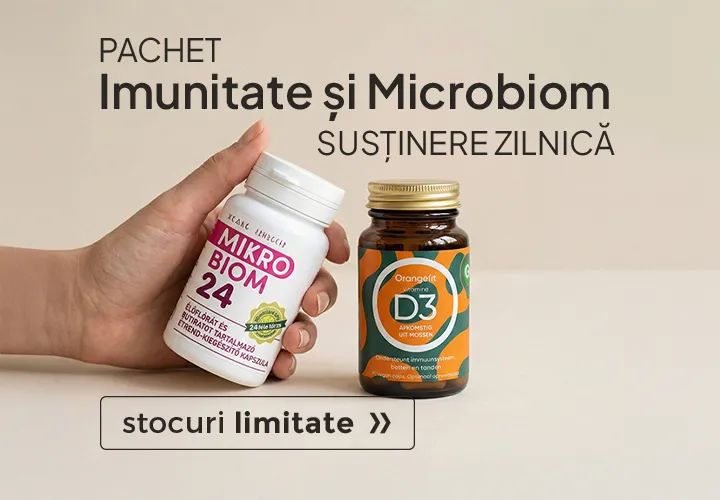 Descoperă pachetul Imunitate și Microbiom - Susținere zilnică | Orangefit! 