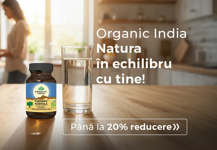 Organic India Pentru sănătate și stare de bine! Până la 20% REDUCERE!