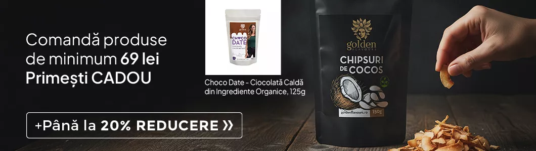 Golden Flavours - Superalimente și mixuri premium! Până la 20% REDUCERE + Comandă produse de minimum 69 lei Primești CADOU Choco Date! blog Golden Flavours - Superalimente și mixuri premium! Până la 20% REDUCERE + Comandă produse de minimum 69 lei Primești CADOU Choco Date! blog
