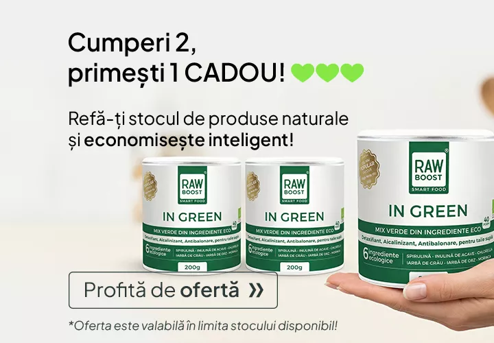 Doza zilnică de nutrienți esențiali cu In Green! *Produsul anului 2025 Detoxifiant, Alcalinizant, Antibalonare Descoperă ofertele!