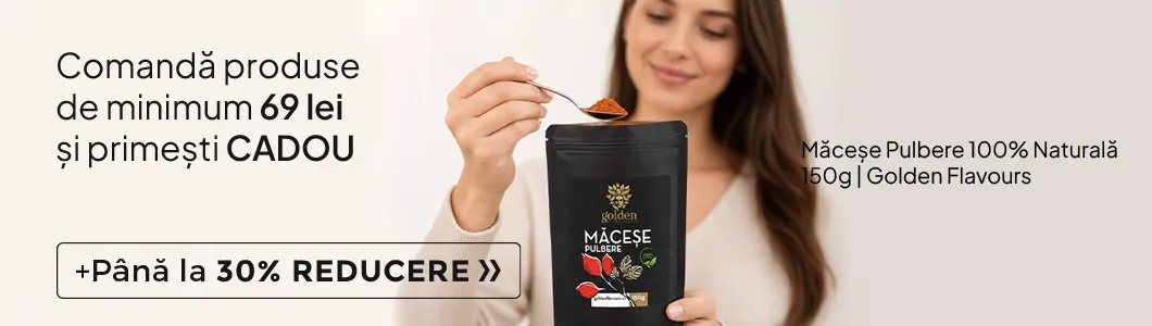 Golden Flavours - Superalimente și mixuri premium!  Până la 30% REDUCERE + Comandă produse de minimum 69 lei Primești un CADOU garantat blog