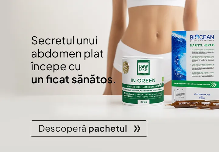 Secretul unui abdomen plat începe cu un ficat sănătos.  Purifică-ți „uzina” corpului și scapă de senzația de greutate! Descoperă pachetul!