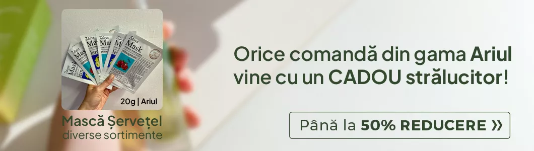 Strălucire, hidratare și îngrijire delicată pentru pielea ta! Până la 50% REDUCERE la produsele Ariul! + CADOU blog