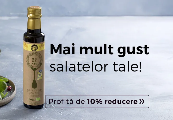 MAI mult gust salatelor tale! Profită de 10% REDUCERE la produsele Elasion!