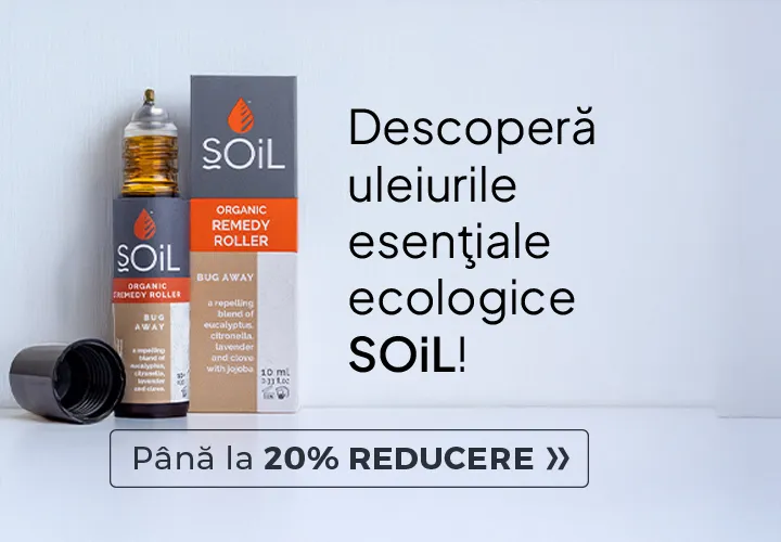 Descoperă uleiurile esenţiale ecologice SOiL! Până la 20% REDUCERE