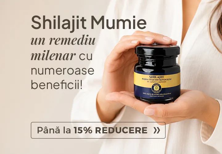 Shilajit Mumie - un remediu milenar cu numeroase beneficii! Până la 15% REDUCERE!