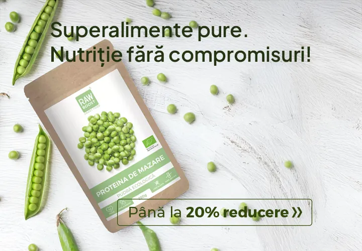 100% natural. Superalimente pure. Nutriție fără compromisuri! Până la 20% REDUCERE!