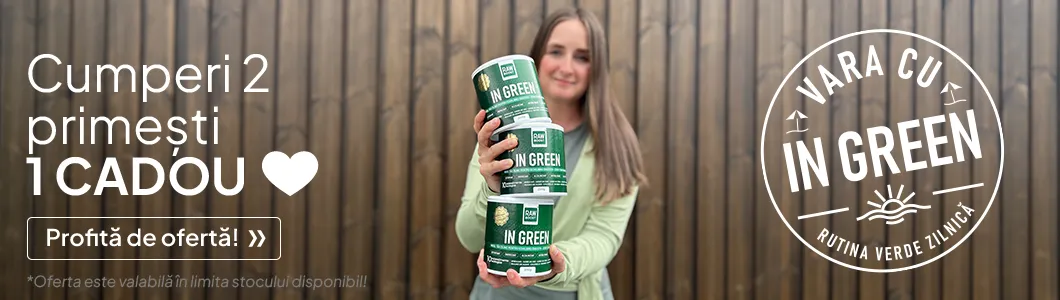 #varacuingreen Cumperi 2, primești 1 CADOU! Refă-ți stocul de produse naturale și economisește inteligent! *Oferta este valabilă în limita stocului disponibil! blog