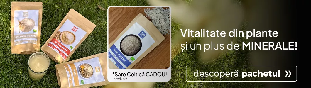 Vitalitate din plante și un plus de MINERALE! *Sare Celtică Grunjoasă CADOU! ✔ Imunitate | ✔ Energie | ✔ Performanță mentală și fizică Descoperă pachetul! blog