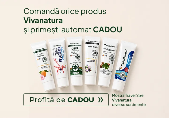 Vivanatura – Eficient, Natural, Românesc! Comandă orice produs din gamă și primești automat CADOU!