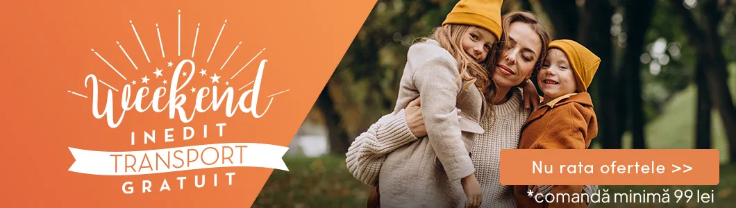 Weekend INEDIT l Transport GRATUIT  la Comandă minimă 99 lei  12-14 Septembrie 2025 blog