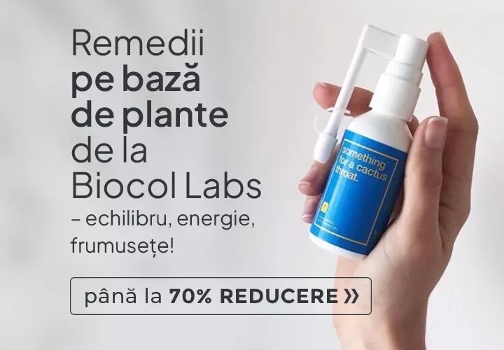 Remedii pe bază de plante de la Biocol Labs – echilibru, energie, frumusețe! Până la 70% REDUCERE!