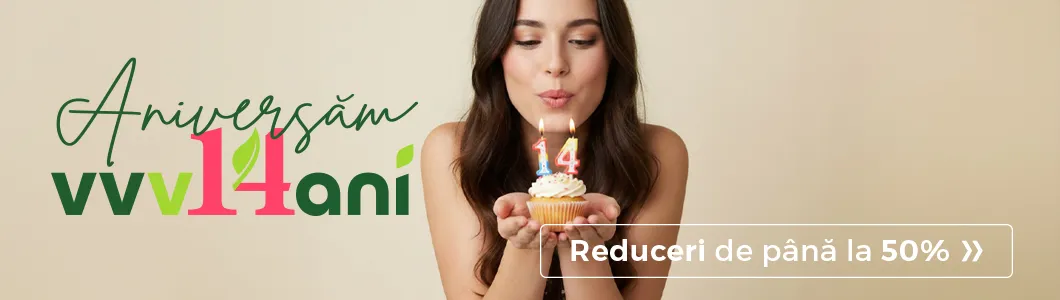 Sărbătorim cu oferte aniversare, 14 ani de Viața Verde Viu! Reduceri de până la 50%! 10-19 octombrie blog