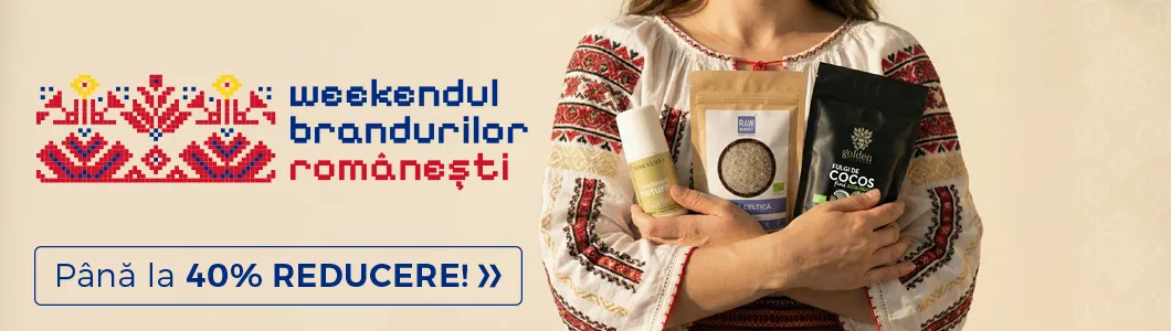 Alimente şi suplimente ecologice pentru un stil de viaţă sănătos! Realizate, cu drag, în România! Până la 40% REDUCERE! blog