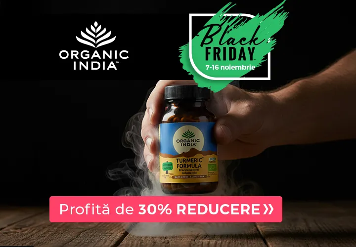 Organic India – Natura în echilibru cu tine! Până la 30% REDUCERE!