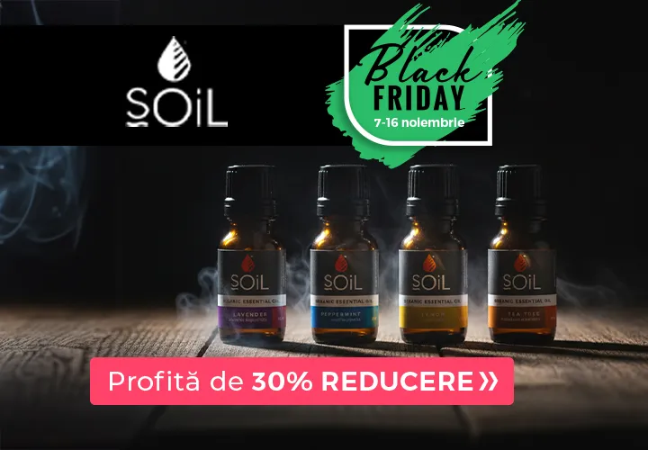Descoperă uleiurile esenţiale ecologice SOiL! Până la 20% REDUCERE!