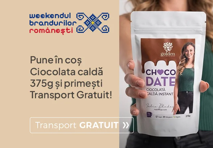 Pune în coș Ciocolata caldă 375g și primești Transport Gratuit! Fabricat în Maramureș! Pune în coș Ciocolata caldă 375g și primești Transport Gratuit! Fabricat în Maramureș!