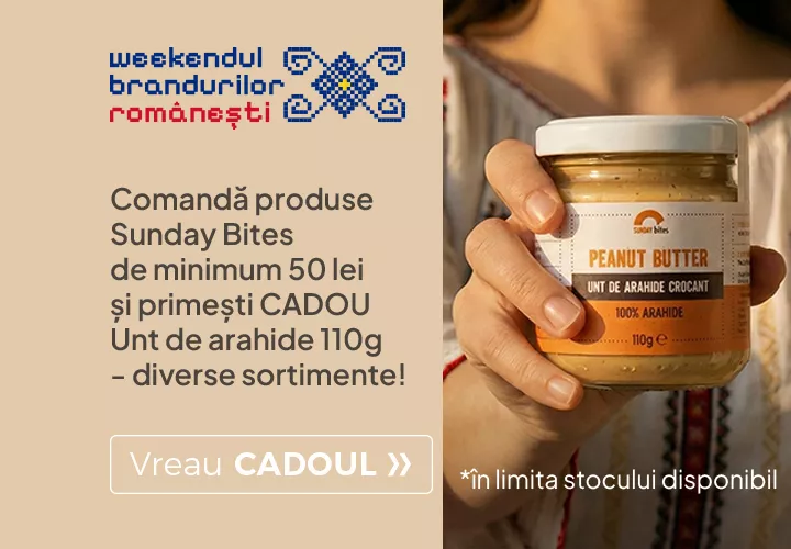 Mic dejun sau gustare hrănitoare?! + Comandă produse Sunday Bites de minimum 50 lei Primești CADOU!