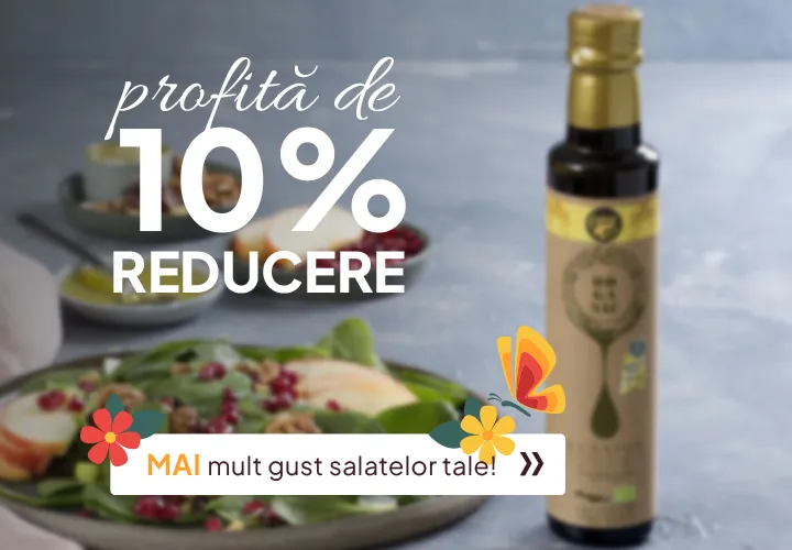 MAI mult gust salatelor tale! Profită de 10% REDUCERE la produsele Elasion!