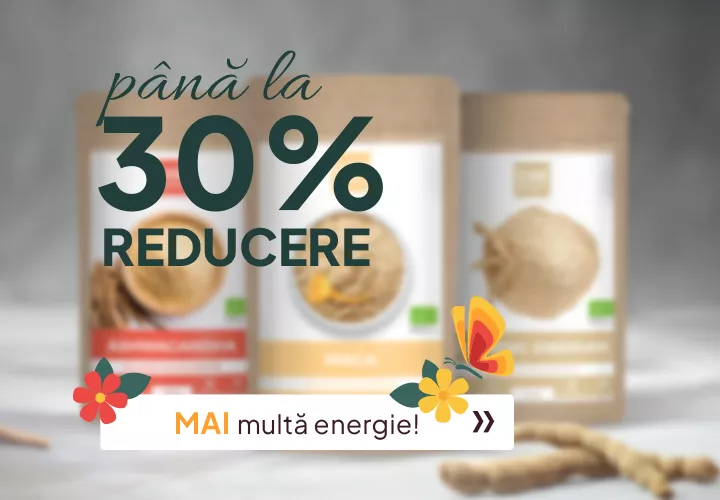 Vitalitate, echilibru și energie naturală pentru fiecare zi! Până la 25% REDUCERE la produsele din gama Rawboost!