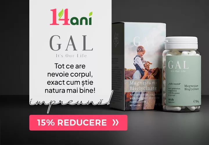 GAL – Tot ce are nevoie corpul, exact cum știe natura mai bine! 15% REDUCERE!