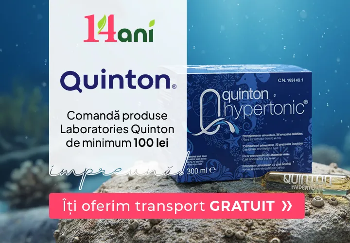 Comandă produse Laboratories Quinton deminimum 100 lei și beneficiezi de Transport Gratuit!