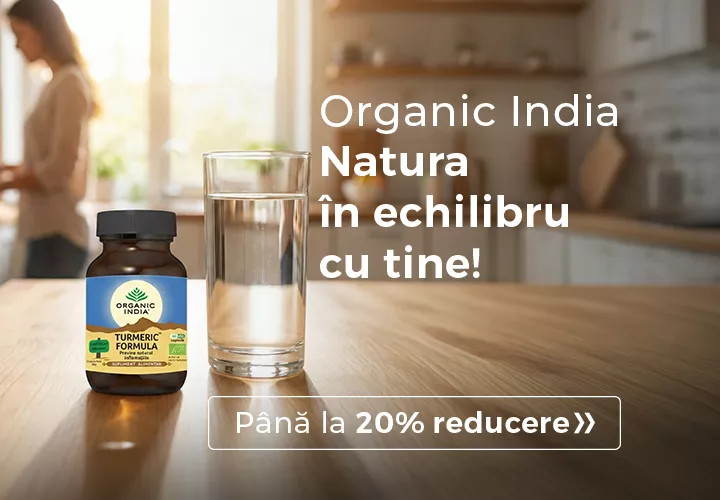 Organic India Pentru sănătate și stare de bine! Până la 20% REDUCERE!