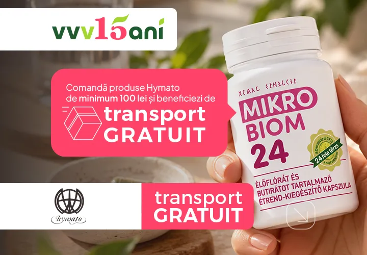 Hymato - tehnologia lipozomilor în suplimente alimentare și cosmetice! Comandă produse Hymato de minimum 100 lei și beneficiezi de Transport Gratuit!