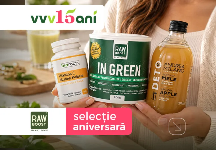 In Green: Reset Digestiv, Imunitate Puternică și Abdomen Plat!  Descoperă selecția aniversară!