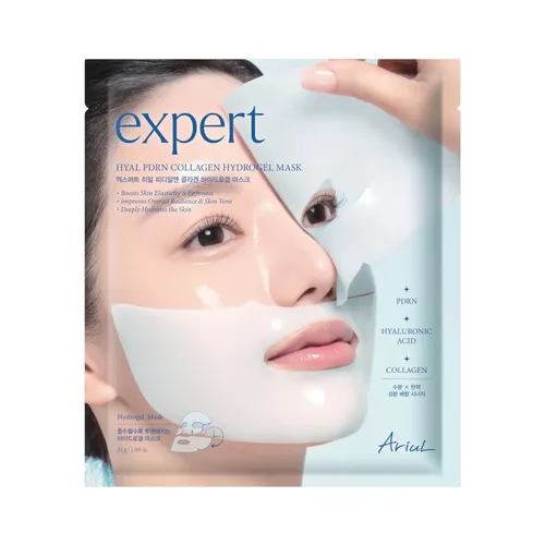 Mască Hidrogel Expert PDRN, Colagen și Nano Acid Hialuronic,Fermitate, Hidratare, Barieră, 41g | Ariul