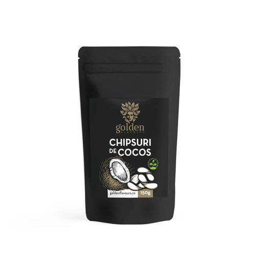 Chipsuri de Cocos, 150g ECO| Golden Flavours