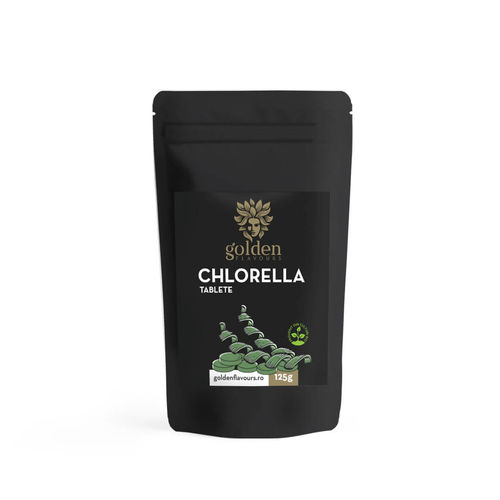 Chlorella Tablete 100% Naturale, 125g/250 tablete | Golden Flavours