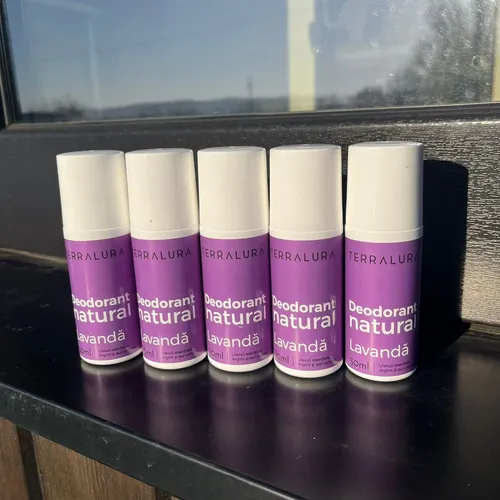 Pachet VEDETĂ Deodorant natural roll-on Lavandă 4+1 CADOU | Terralura