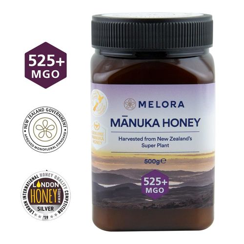 Miere de Manuka, MGO 525+ Noua Zeelandă Naturală, 500 g | MELORA