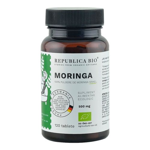 Moringa Ecologică, 120 tablete | Republica BIO