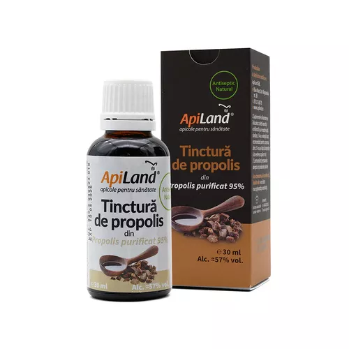 Tinctură de propolis purificat 95% | ApiLand