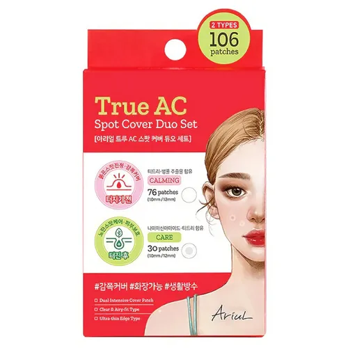 Plasturi Coșuri înainte și după True AC Spot Cover Duo Set, 106 buc | Ariul