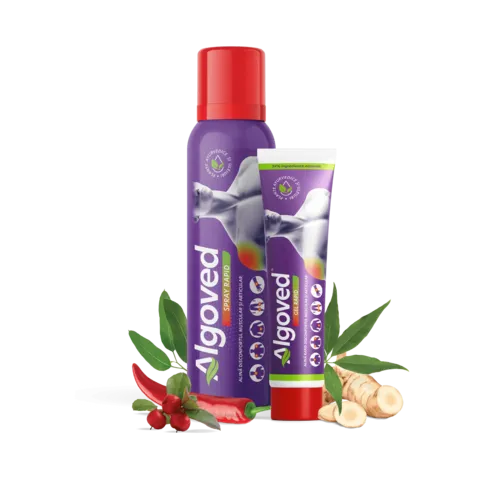 Pachet 1 x ALGOVED Spray Rapid (100g), 1 x ALGOVED Gel Rapid (30g) | Algoved