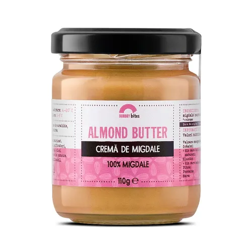 Almond Butter – Cremă de Migdale, 100% naturală | Sunday bites
