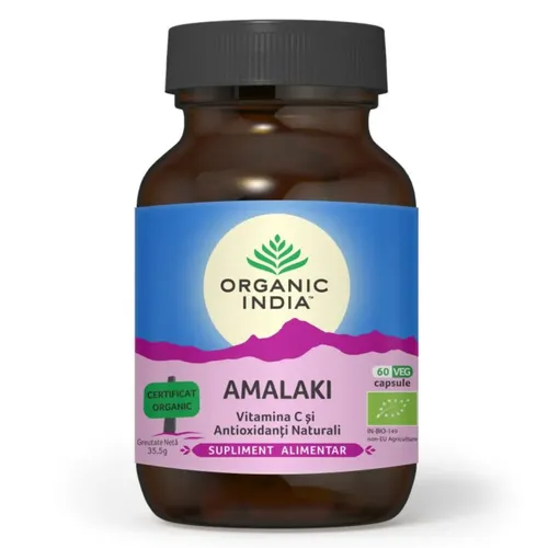 Amalaki Vitamina C & Antioxidanti Naturali 60cps ECO| Organic India