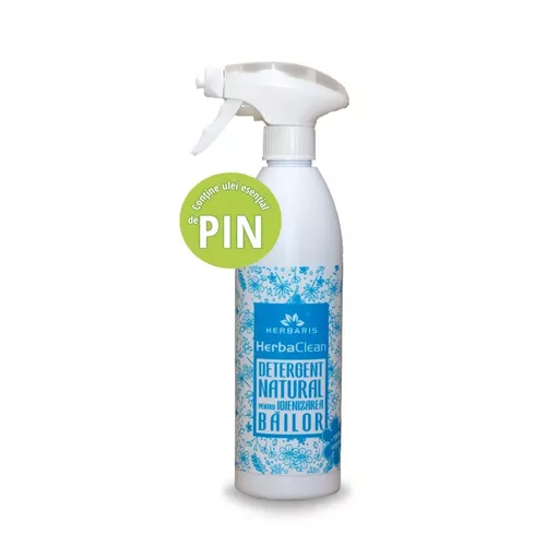 Detergent natural pentru igienizarea băilor cu Pin , 500ml | Herbaris