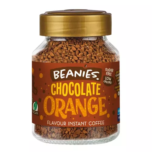 Cafea Instant cu Aromă de Ciocolată și Portocale - Chocolate Orange, 50g | Beanies