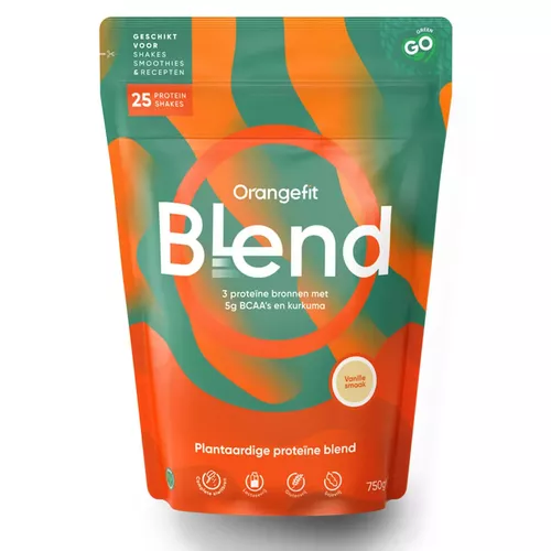 Proteine Blend - Mix de Proteine Vegetale, Vanilie, 750g | Orangefit