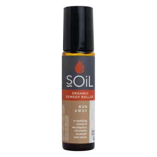 Roll-On Bug Away (Anti-Insecte) cu Uleiuri Esențiale Pure Organice ECOCERT, 10 ml | SOiL