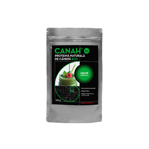 Pudră Proteică ECO de Cânepă, 500g | Canah