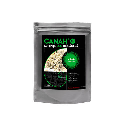 Semințe Decorticate de Cânepă ECO, 1000g | Canah