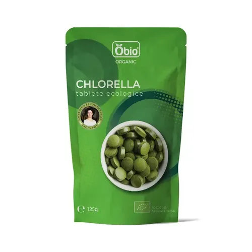 Chlorella tablete eco, 125g | Obio